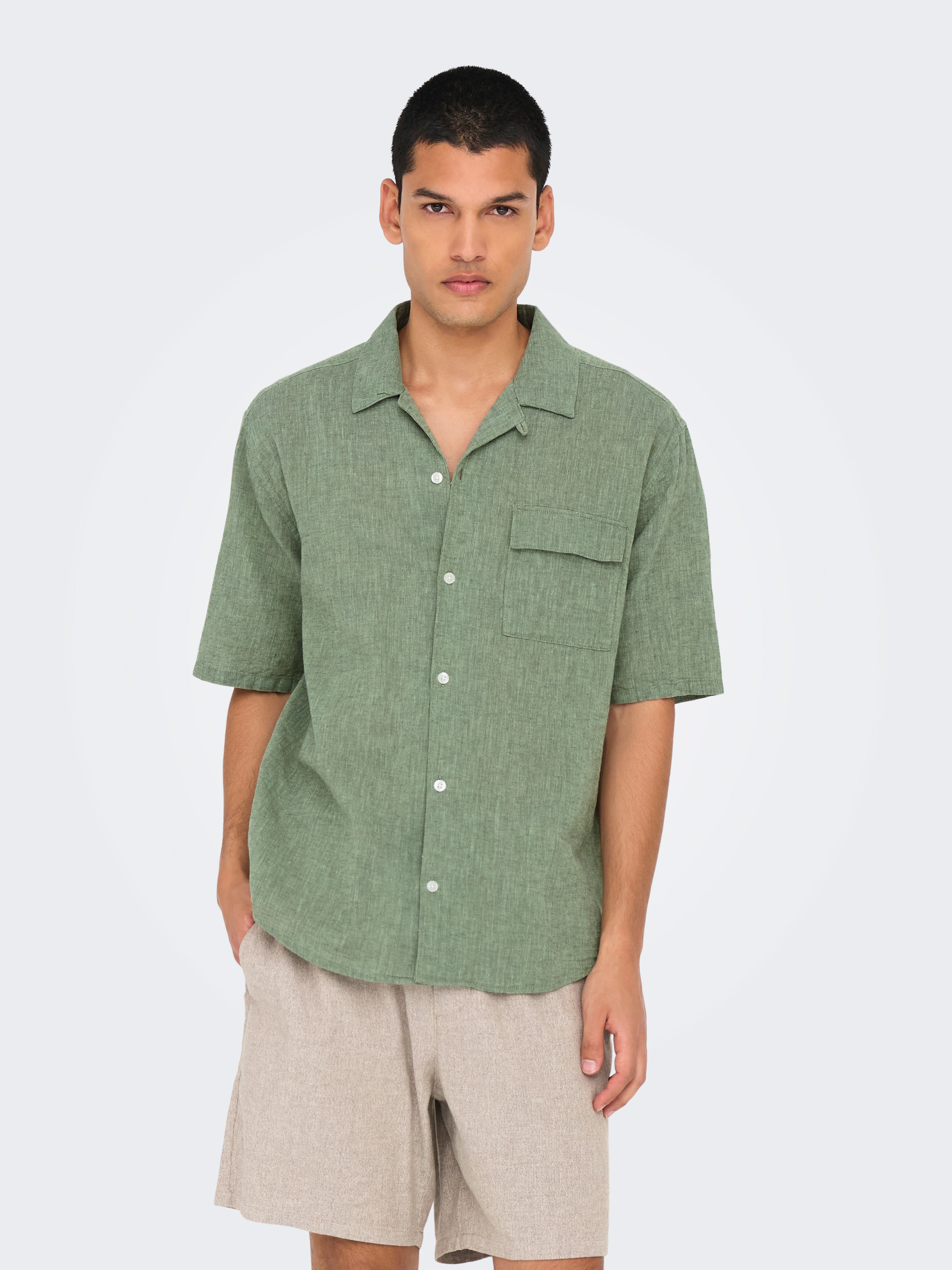 ONLY & SONS Kurzarmhemd "ONSCAIDEN LIFE RELAX SS RESORT 1PKT SHIR" günstig online kaufen