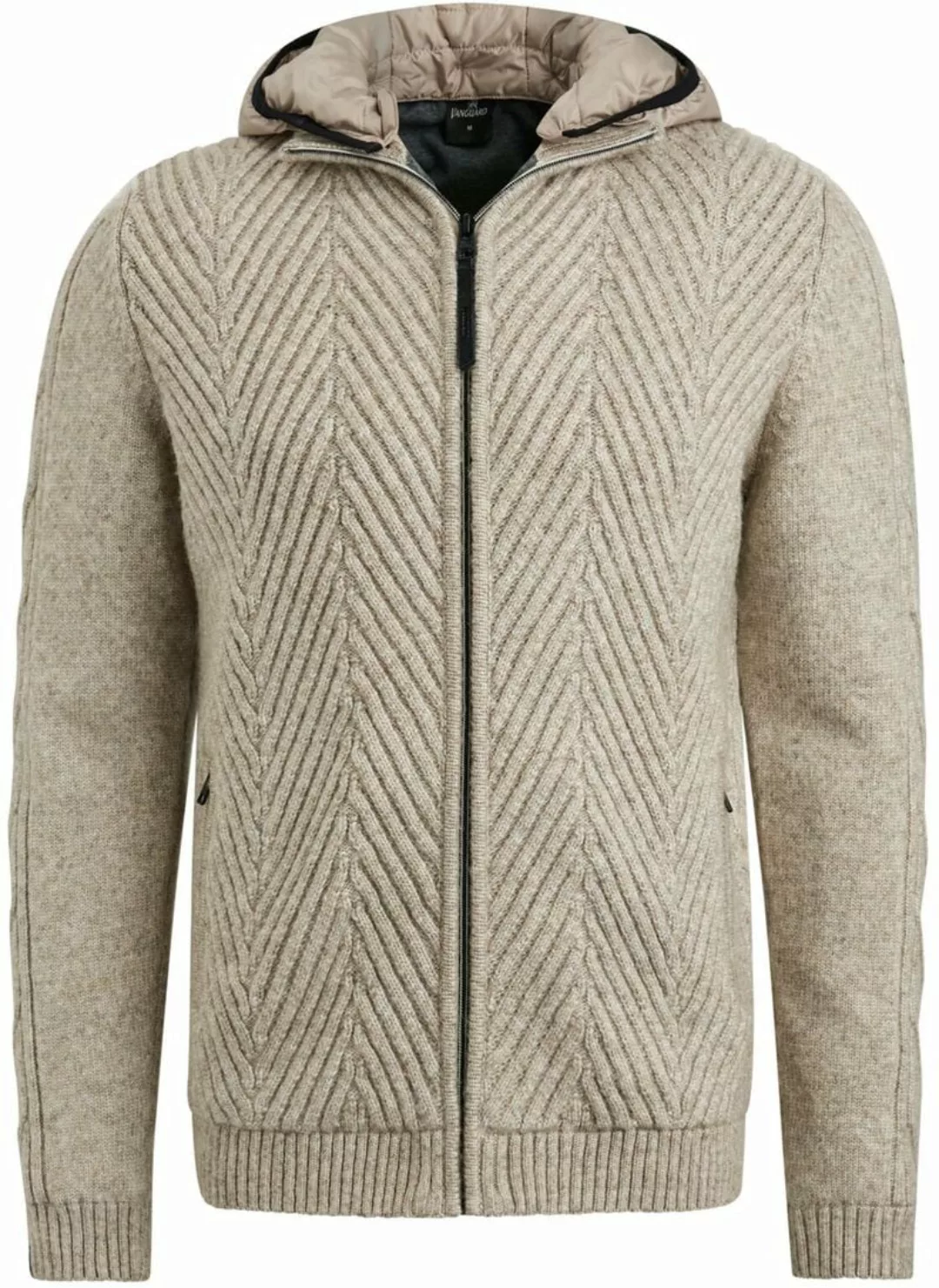 Vanguard Strickjacke Wool Beige - Größe XXL günstig online kaufen