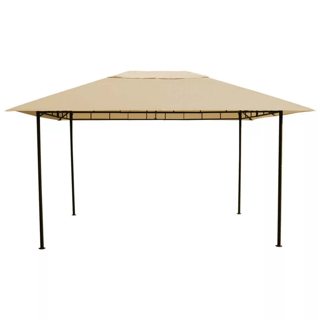 Grasekamp Pavillon Amalfi Flex beige Stahl B/H/L: ca. 300x256x400 cm günstig online kaufen