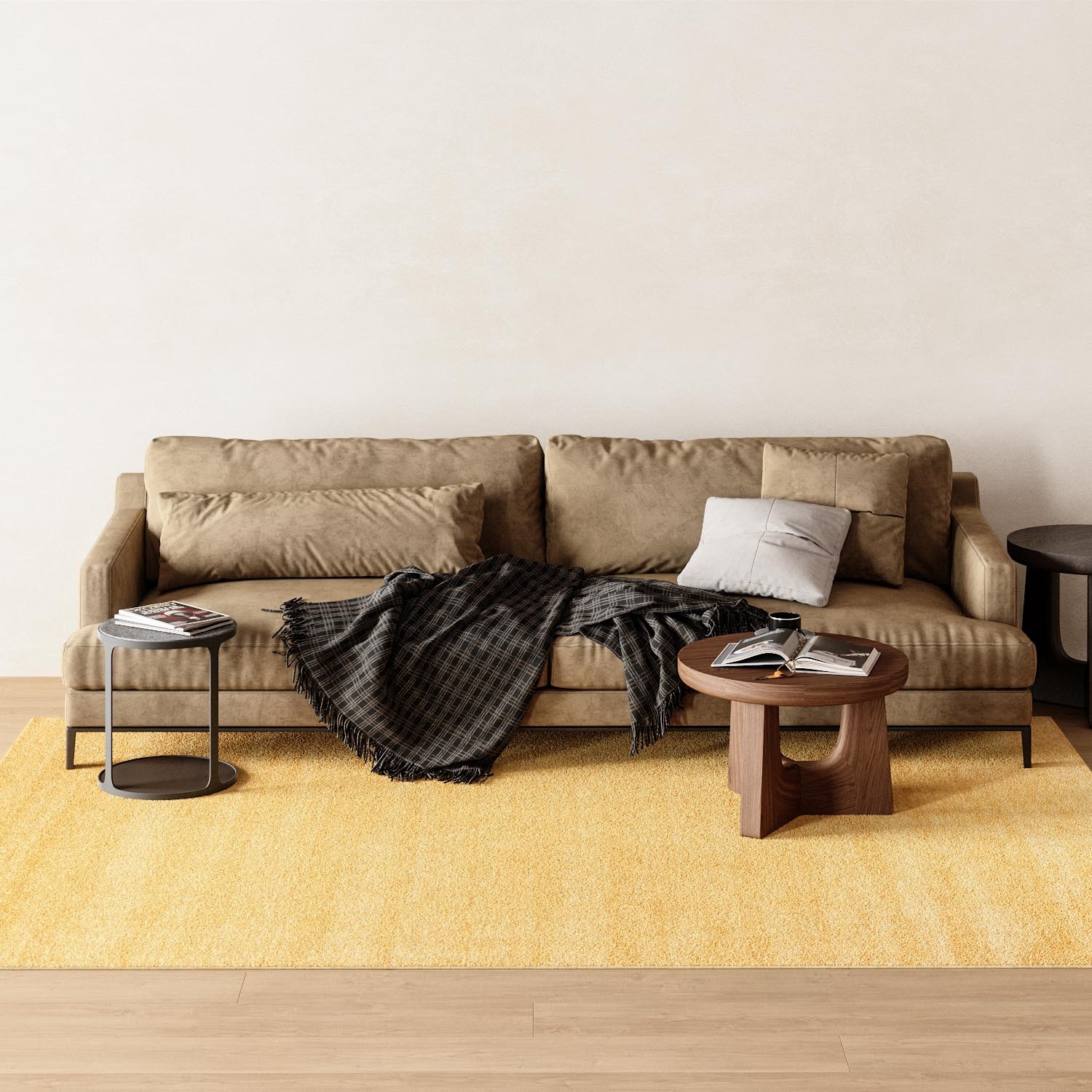 morgenland Wollteppich »Uni - Gabbeh Teppich - Softy«, rechteckig, 1,6 mm H günstig online kaufen