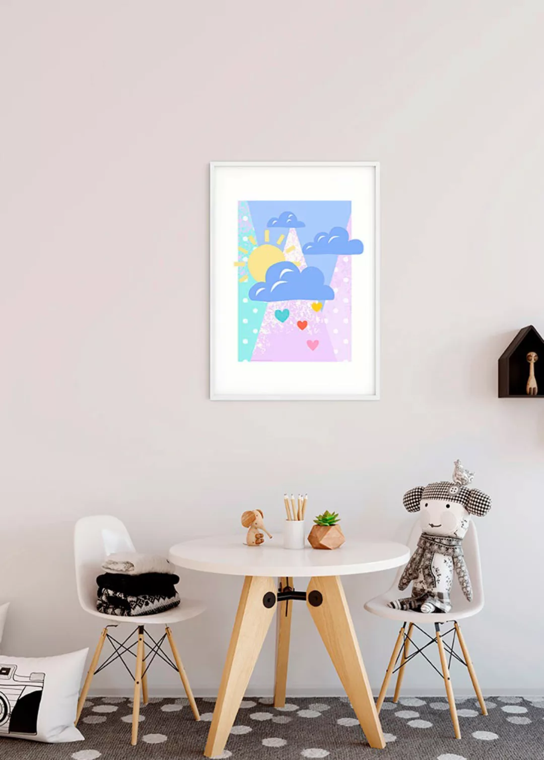 Komar Wandbild Winnie Pooh Clouds 30 x 40 cm günstig online kaufen