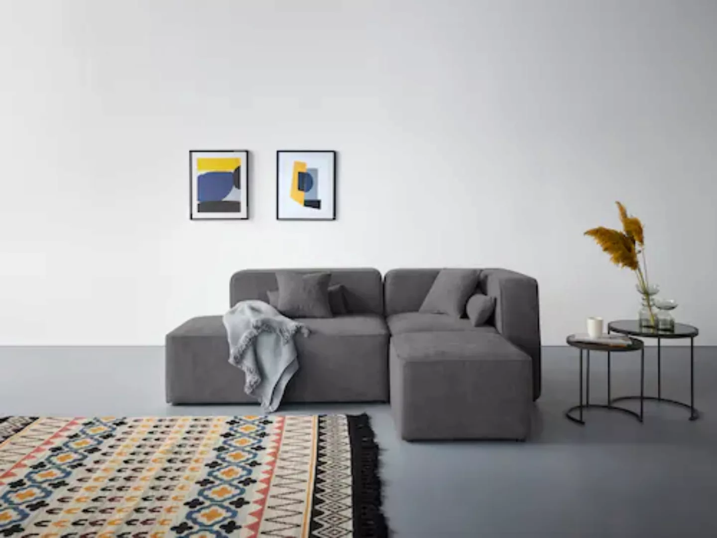 andas Ecksofa »Sundstrup L-Form«, Modulserie, individuelle Zusammenstellung günstig online kaufen