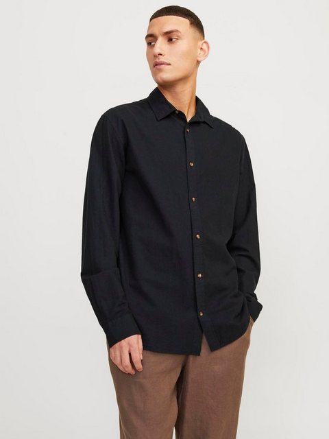 Jack & Jones Langarmhemd JJESUMMER LINEN BLEND SHIRT LS SN günstig online kaufen