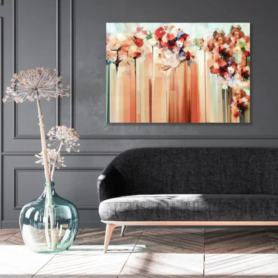 queence Leinwandbild "Die Blüten" günstig online kaufen
