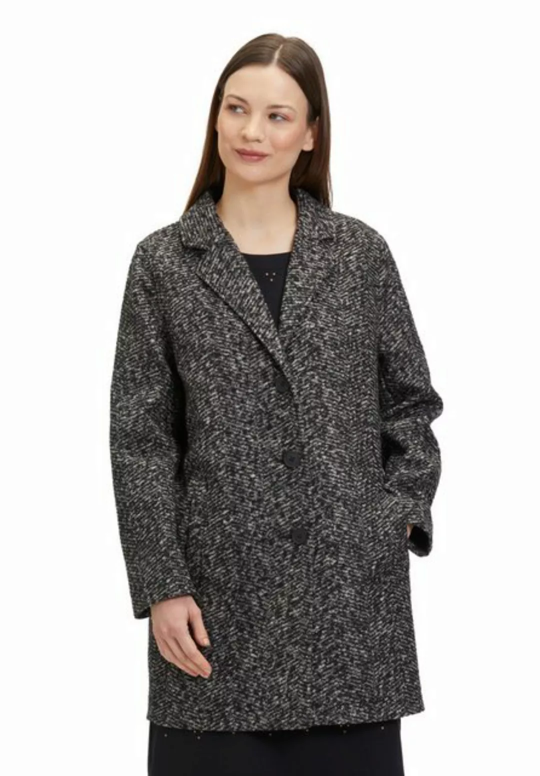 Betty&Co Jackenblazer "Betty & Co Longjacke mit Reverskragen", Material günstig online kaufen