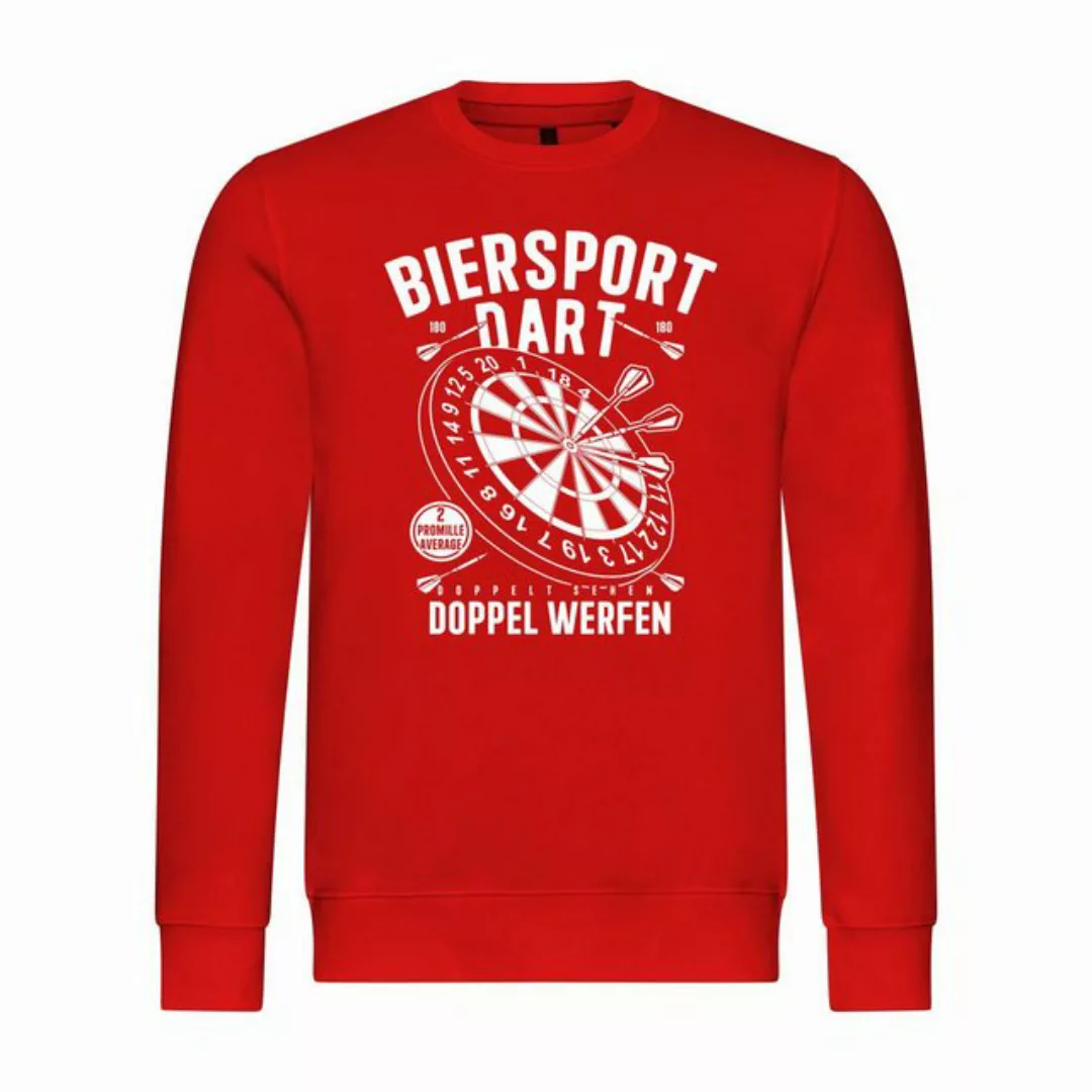 deinshirt Rundhalspullover Herren Sweatshirt Biersport Dart Mit Print Motiv günstig online kaufen