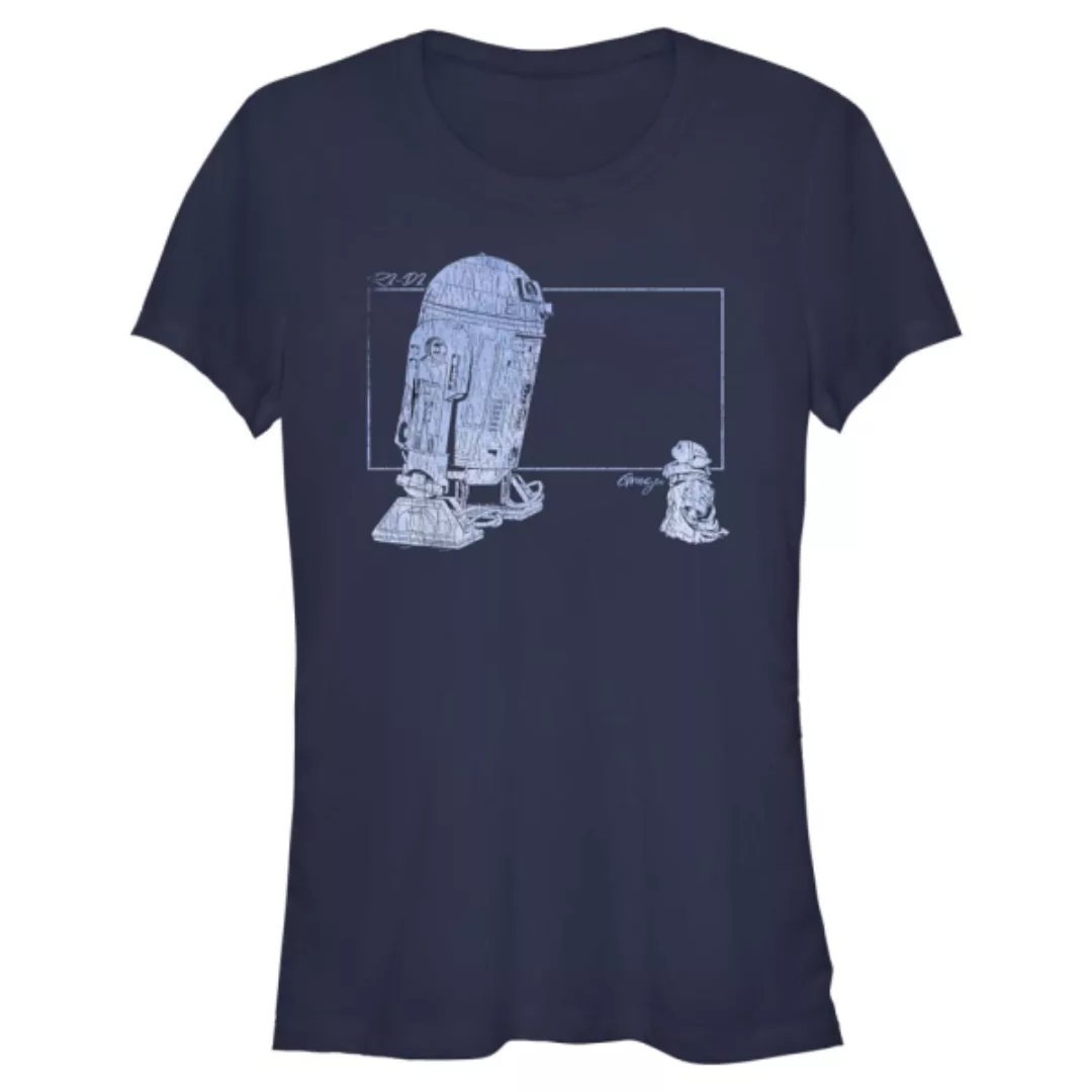 Star Wars - The Mandalorian - Grogu & R2D2 Grogu R2 Vintage - Frauen T-Shir günstig online kaufen