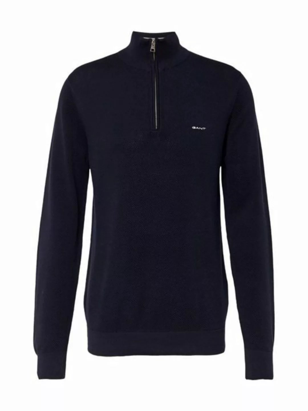 Gant Strickpullover COTTON CABLE C-NECK mit Wappen-Logostickerei auf der Br günstig online kaufen