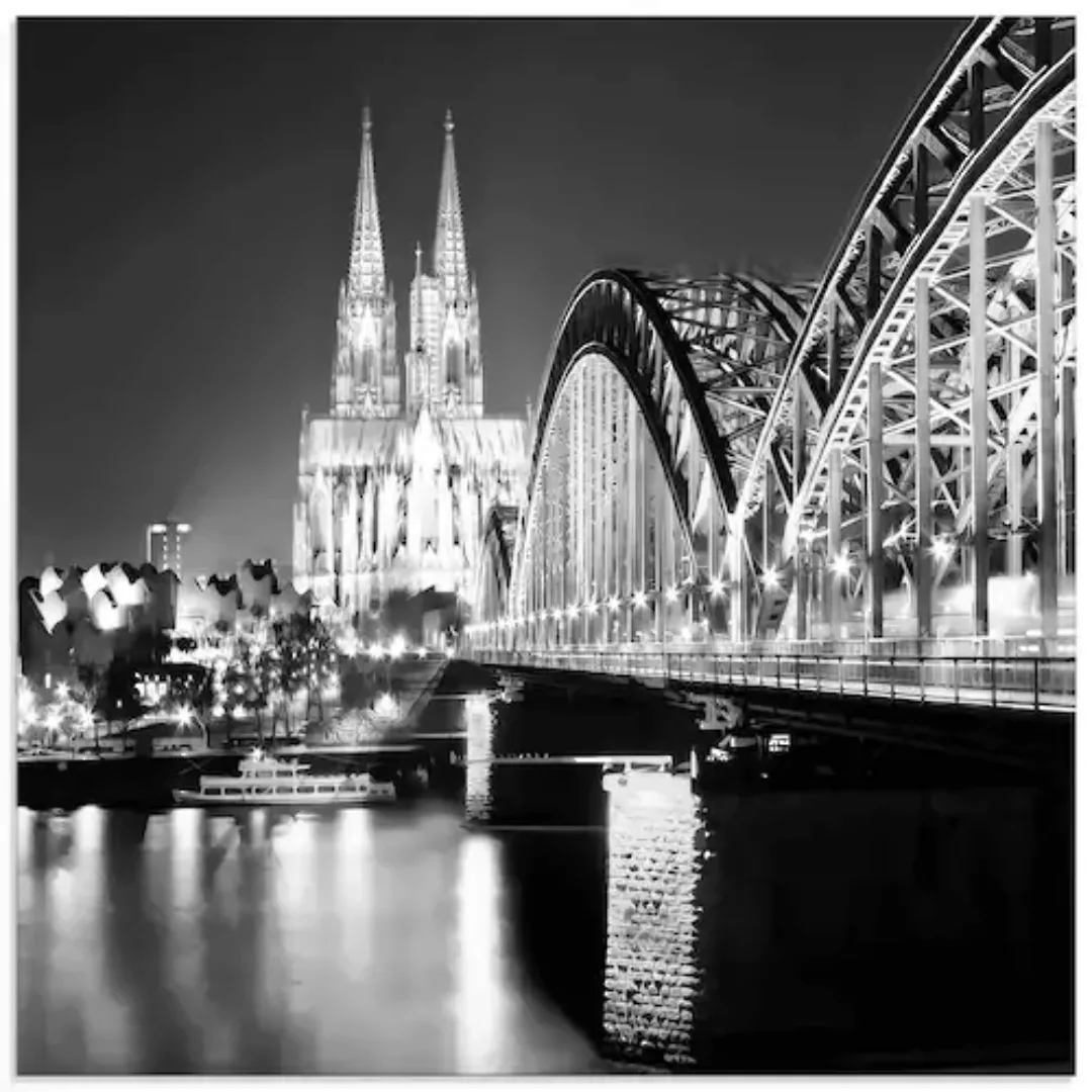 Artland Glasbild »Köln Skyline Abstrakte Collage 19«, Brücken, (1 St.), in günstig online kaufen