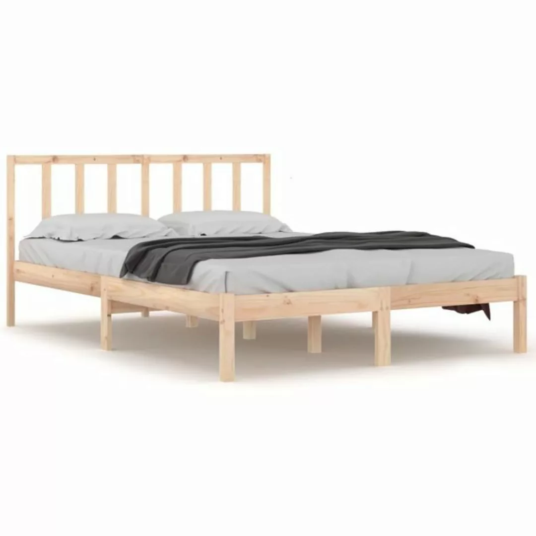 furnicato Bett Massivholzbett Kiefer 140x190 cm günstig online kaufen