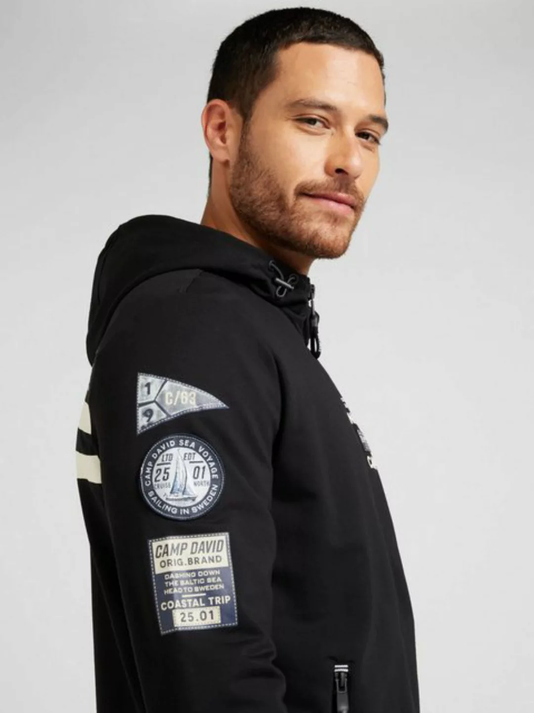 CAMP DAVID Sweatjacke (1-tlg) günstig online kaufen