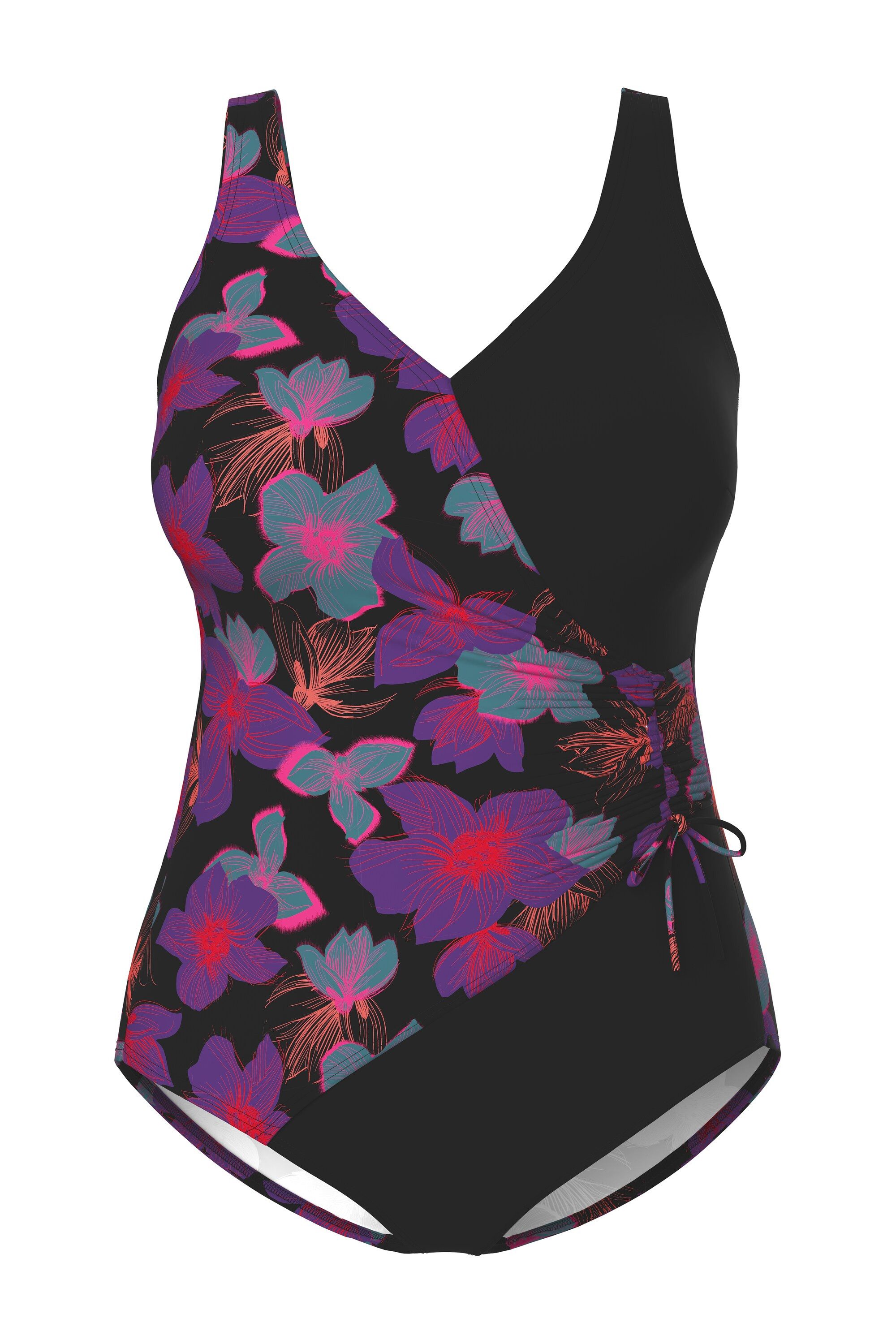 Ulla Popken Badeanzug Badeanzug Blüten Softcups günstig online kaufen