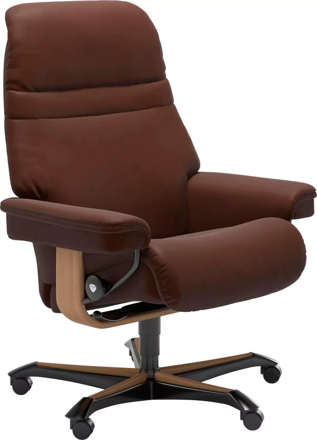 Stressless Relaxsessel "Sunrise", mit Home Office Base, Größe M, Gestell Ei günstig online kaufen