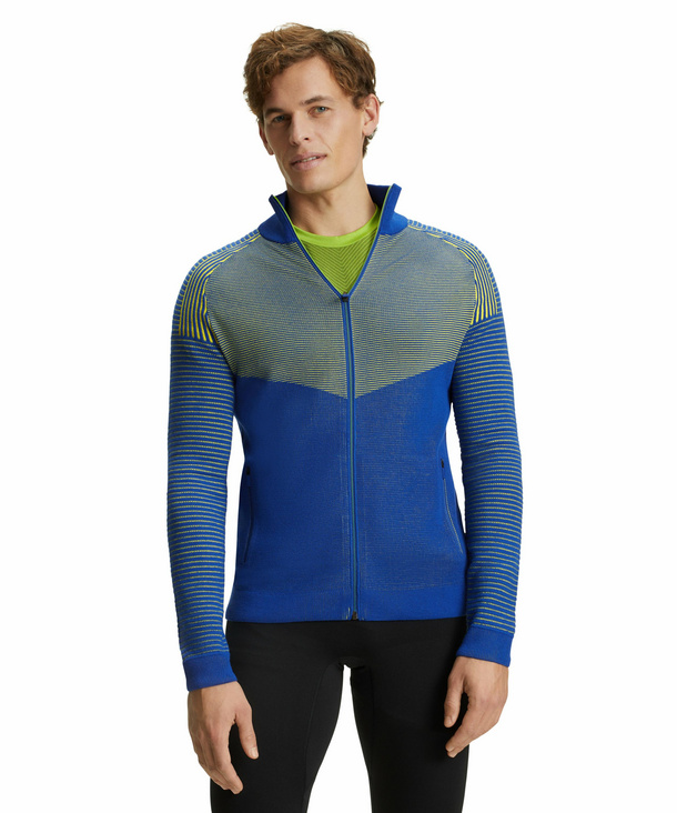 FALKE Herren Cardigan, L, Blau, Schurwolle, 38944-671404 günstig online kaufen