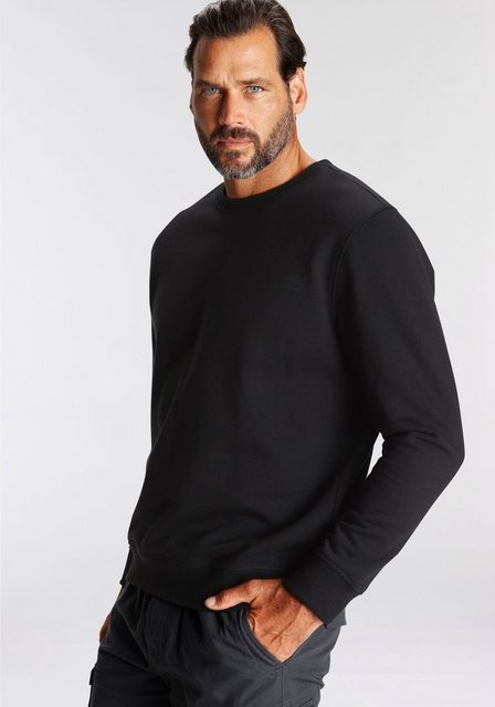 Man's World Sweatshirt Langarm, Basic-Stil, unifarben, Rundhalsausschnitt günstig online kaufen