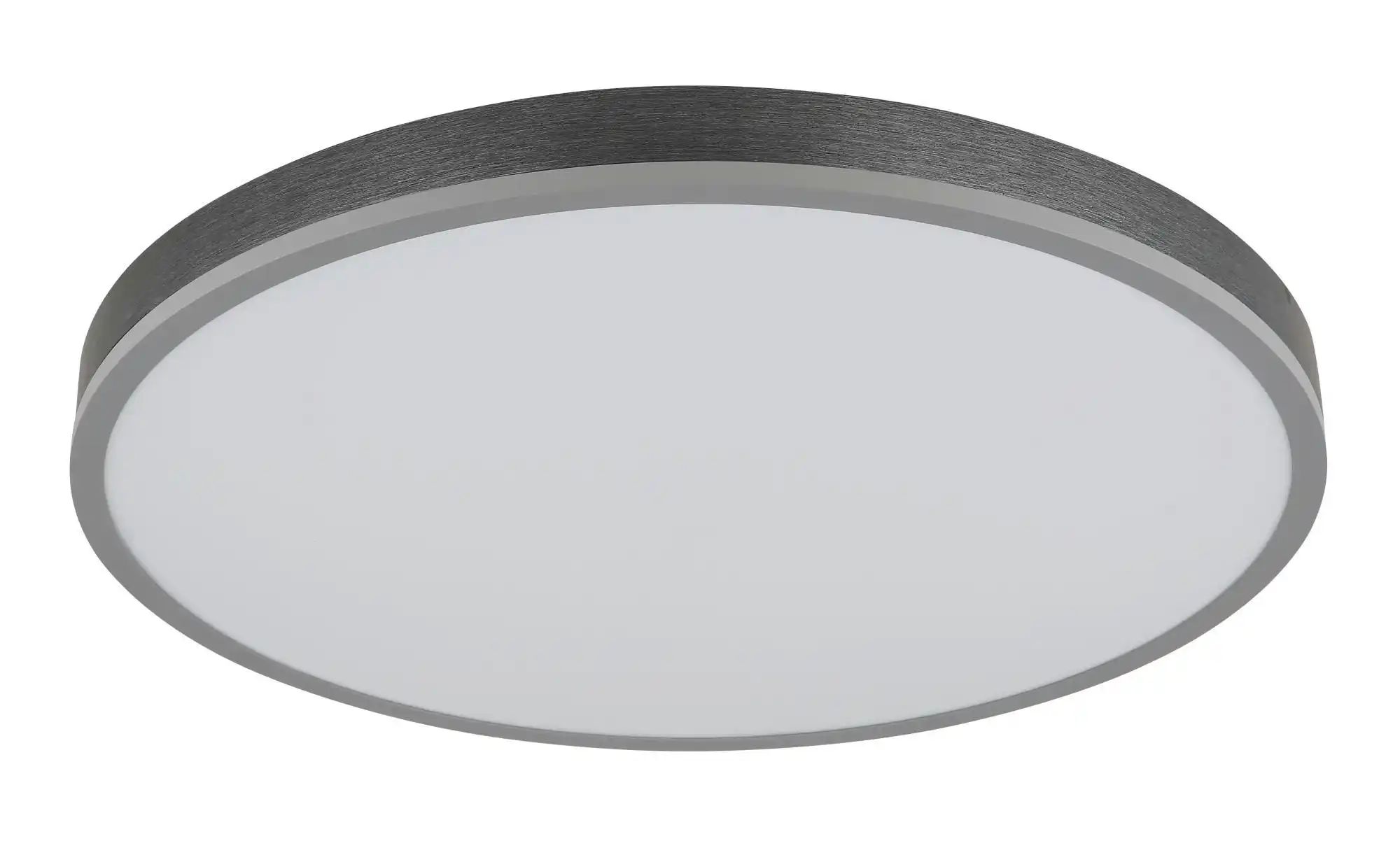 Globo Lighting Deckenleuchte   ¦ grau ¦ Maße (cm): B: 60 H: 8,5  Ø: 60 Lamp günstig online kaufen
