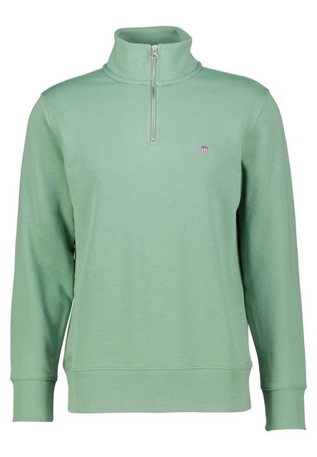 Gant Sweatshirt Herren Sweatshirt mit halblangem Reißverschluss (1-tlg) günstig online kaufen