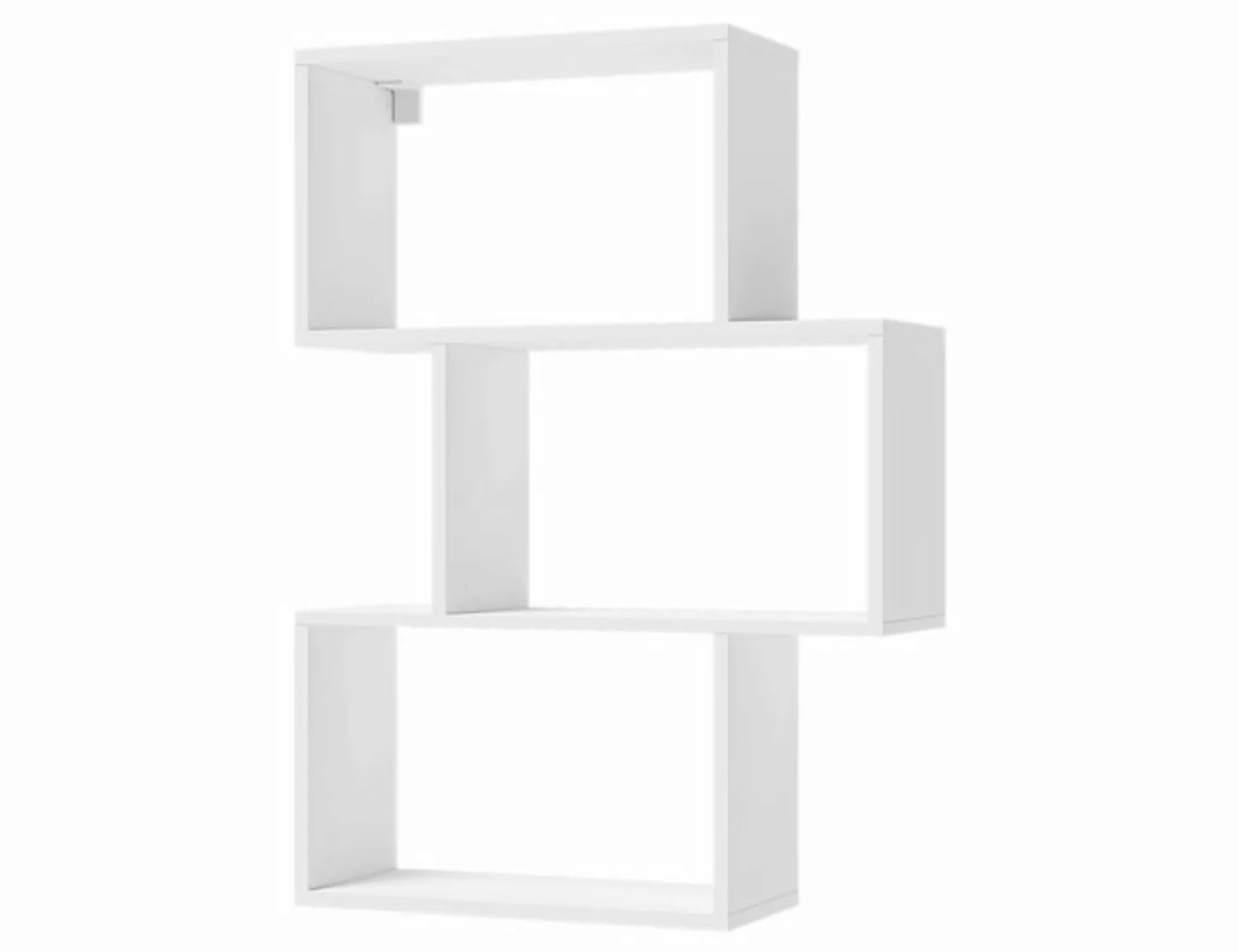 MOEBLO Bücherregal Regal ELIGO, Modernes und minimalistisches Regal in Weiß günstig online kaufen