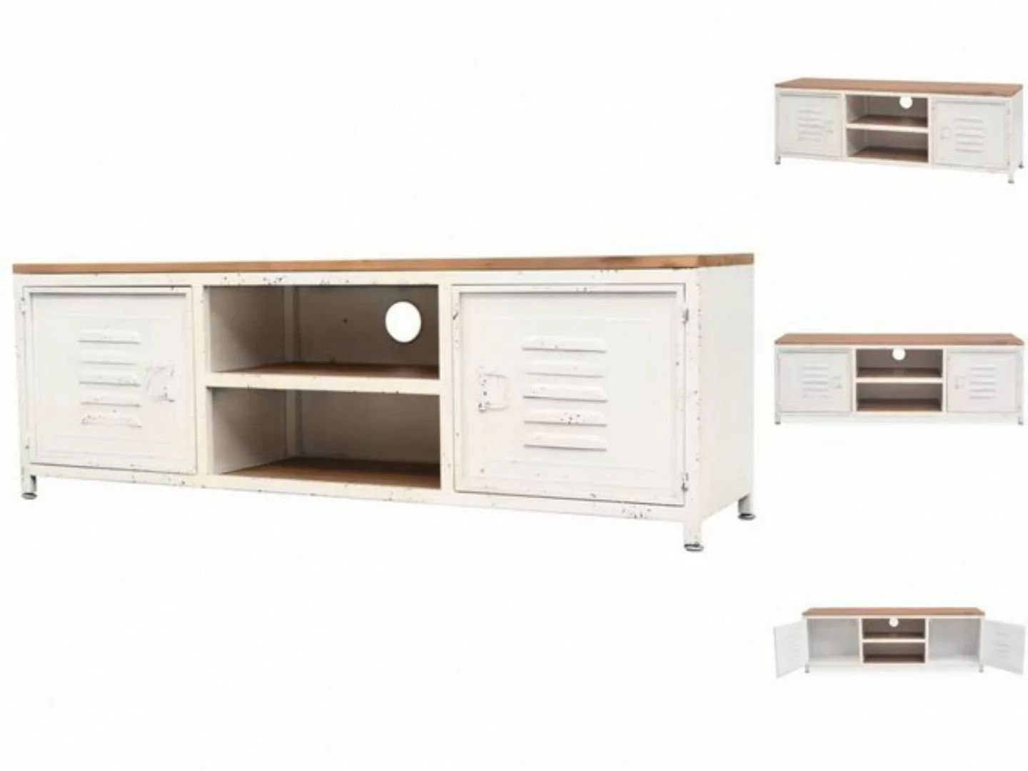 vidaXL TV-Schrank TV-Schrank 120x30x40 cm Weiß (1-St) günstig online kaufen