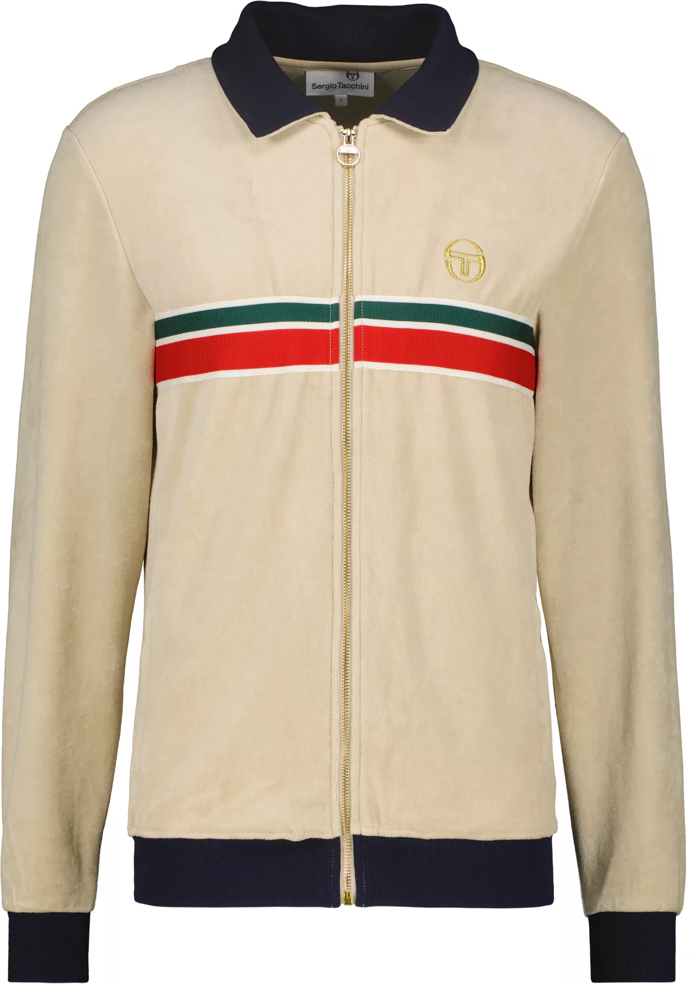 Sergio Tacchini Trainingsjacke "SPENCER VELOUR TRACK TOP Herren", ohne Kapu günstig online kaufen