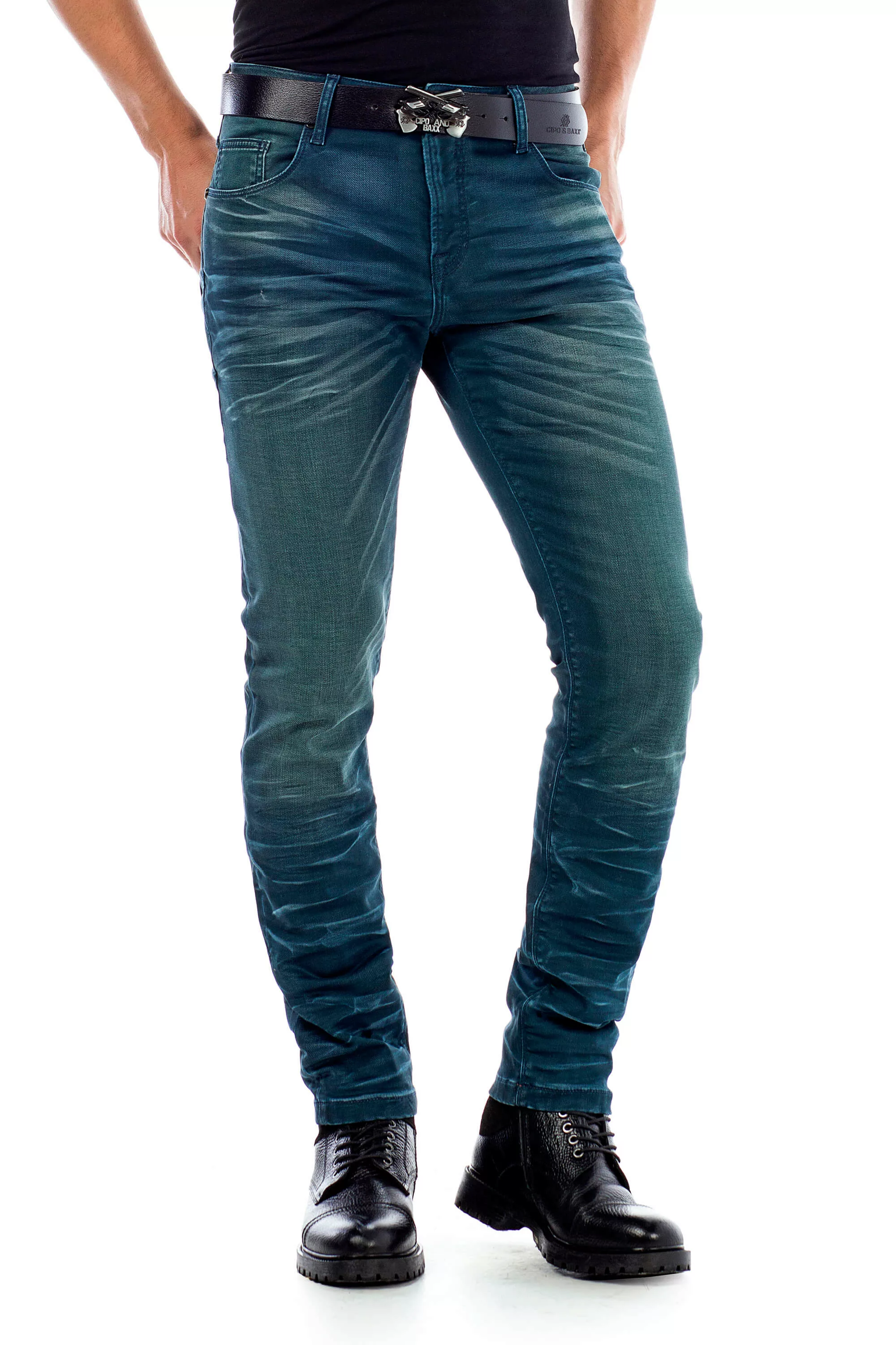 Cipo & Baxx Slim-fit-Jeans, im 5-Pocket Style in Straight Fit günstig online kaufen