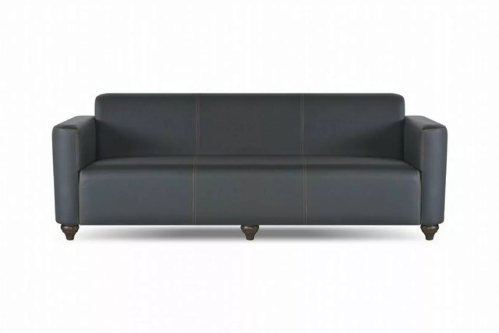 JVmoebel 3-Sitzer Sofa 3-Sitzer Schwarz Einfarbig Modern Design Arbeitszimm günstig online kaufen