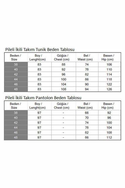 MODAMİHRAM Hosenanzug Gerüschtes Zweiteiliges Set günstig online kaufen