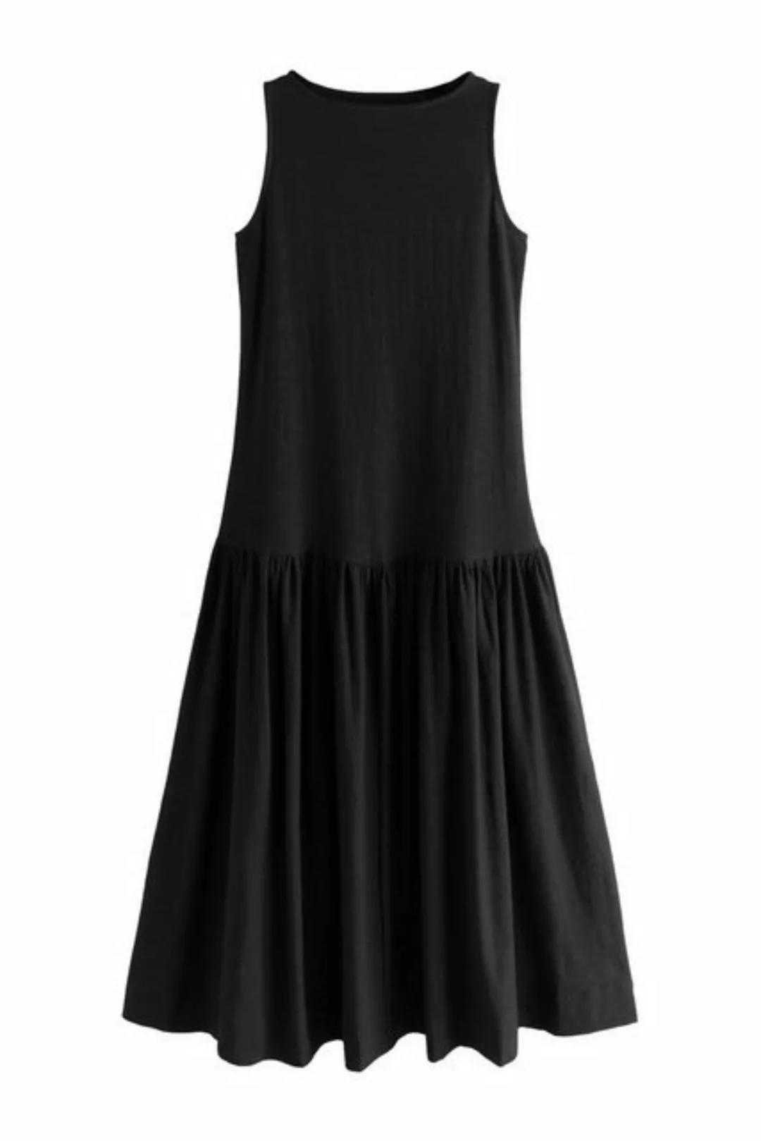 Next Midikleid Ärmelloses Midikleid 100 % Baumwolle (1-tlg) günstig online kaufen