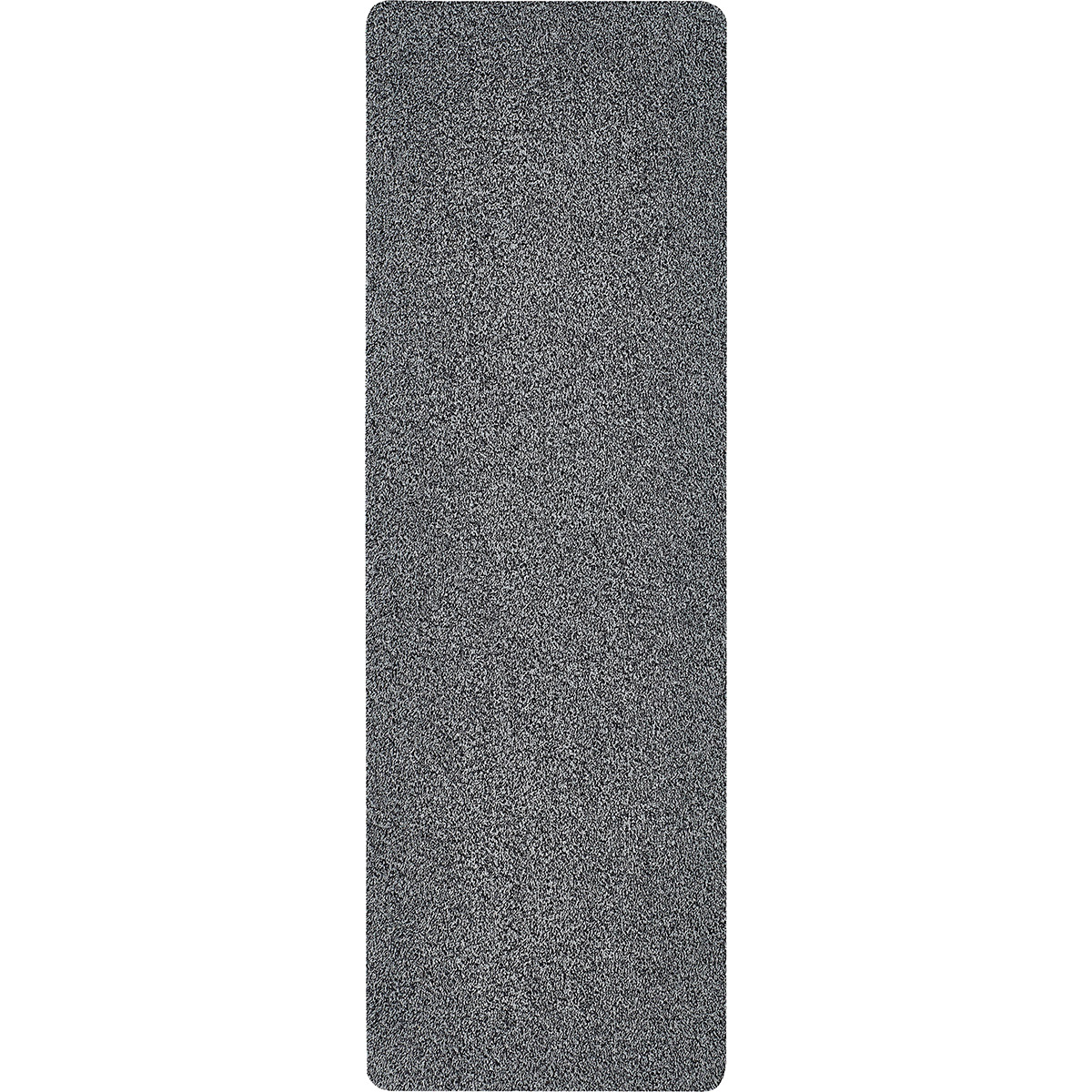 HOMCOM Fußmatte aus Baumwolle waschbar Dunkelgrau 150 x 50 x 0,45 cm   Aoso günstig online kaufen