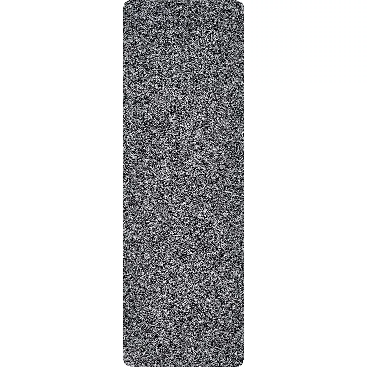 HOMCOM Fußmatte aus Baumwolle waschbar Dunkelgrau 150 x 50 x 0,45 cm   Aoso günstig online kaufen