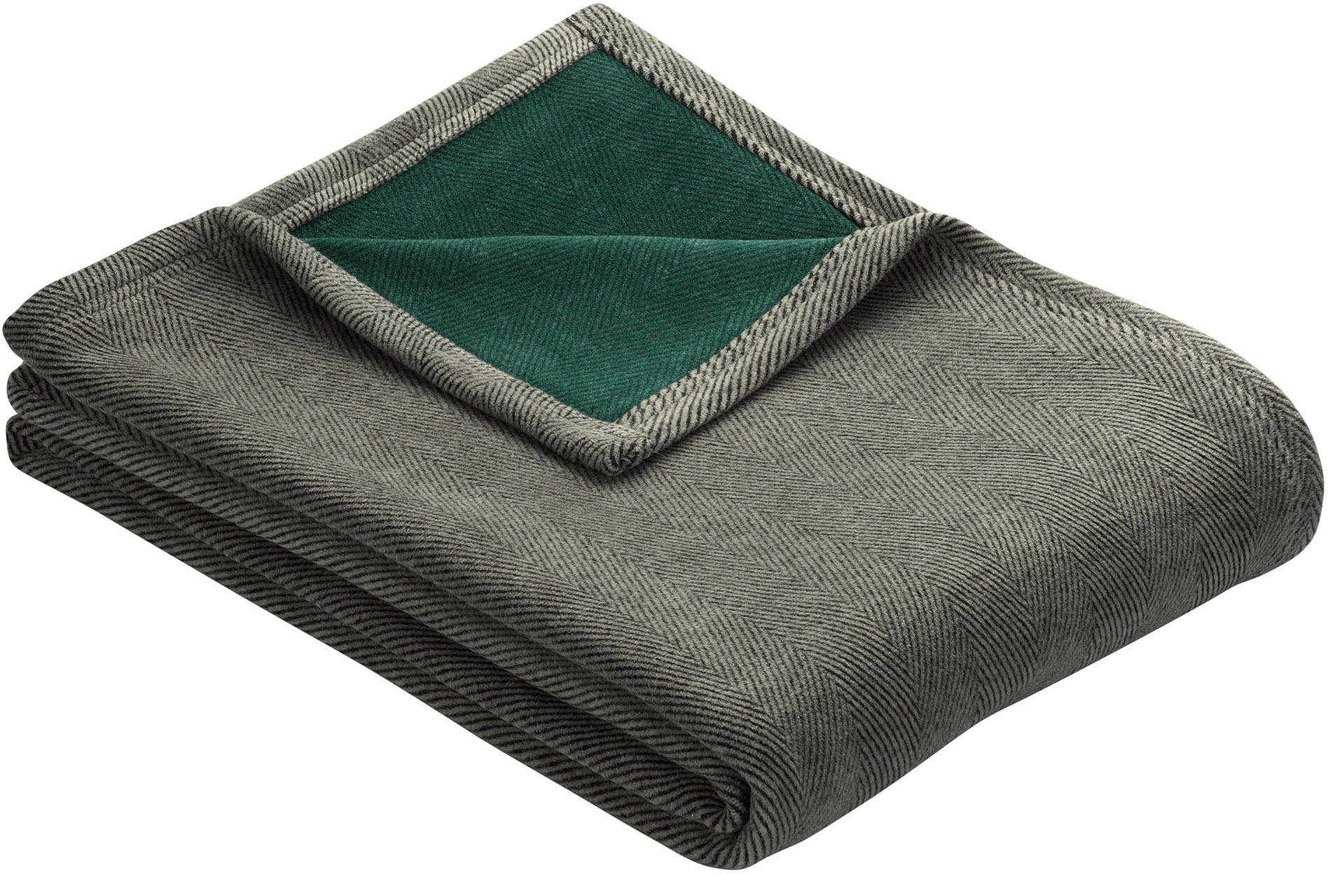 Wohndecke Kulturgut, IBENA, mit Wendeoptik, Kuscheldecke günstig online kaufen