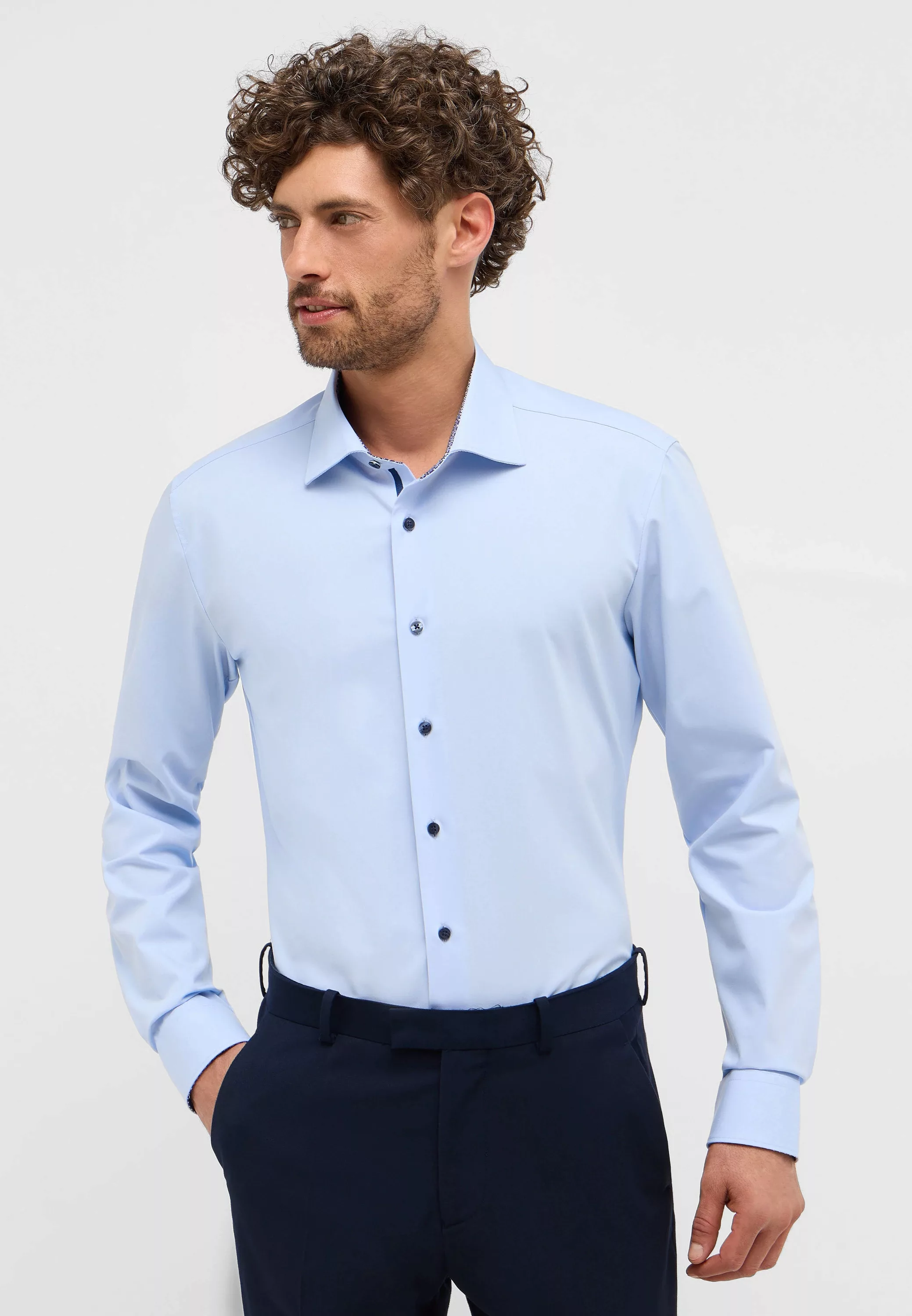 Eterna Langarmhemd "SLIM FIT", NON IRON (bügelfrei) günstig online kaufen