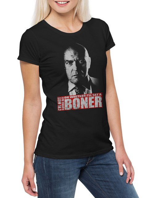 Urban Backwoods Print-Shirt Hank Schrader Damen T-Shirt Breaking DEA Walt W günstig online kaufen