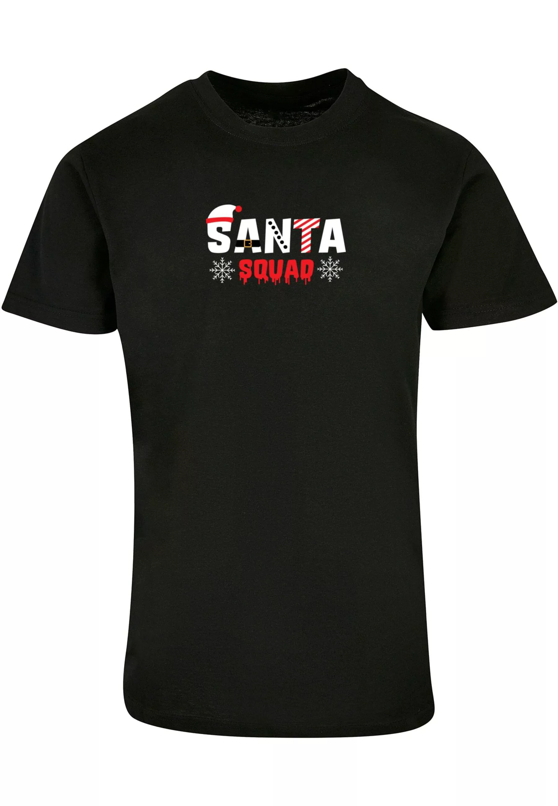 Merchcode T-Shirt "Merchcode Herren Santa Squad Basic Round Neck T-Shirt" günstig online kaufen