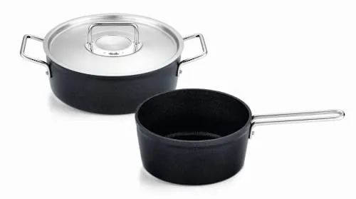 Fissler Topf-Set »Adamant®«, Aluminium, (Set, 2 tlg., Bratentopf 24 + Stiel günstig online kaufen