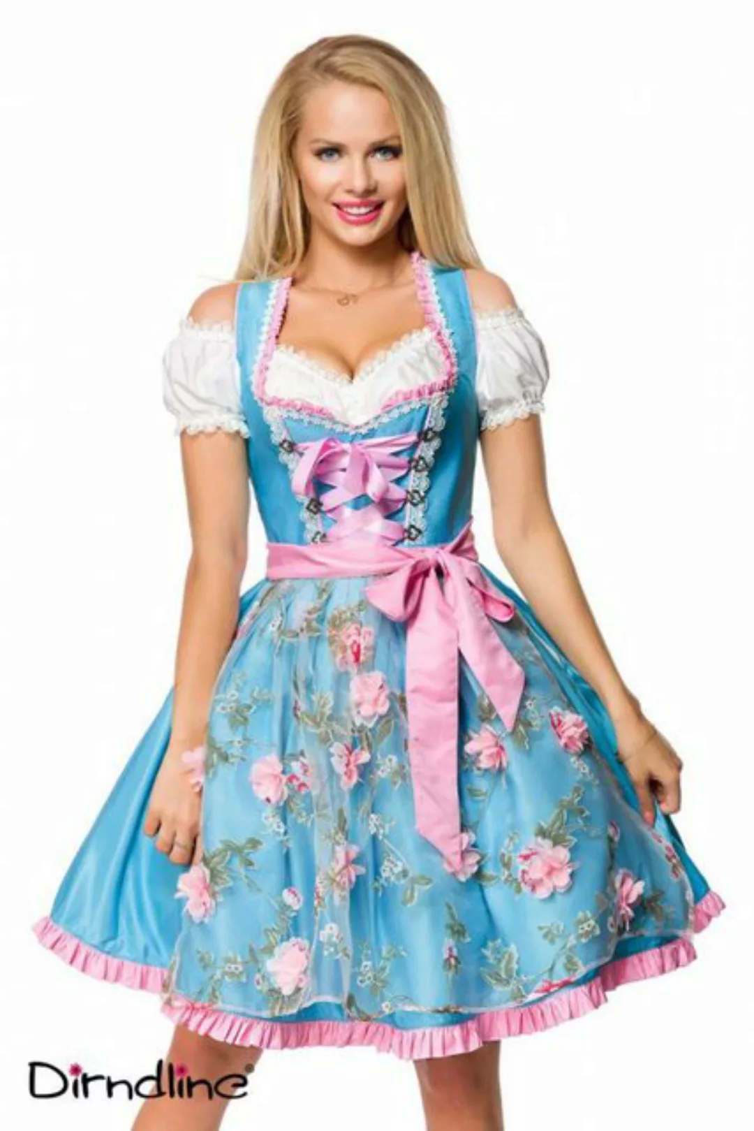 Dirndline Dirndl Dirndline - Dirndl mit Blumenschürze - 2XL - günstig online kaufen