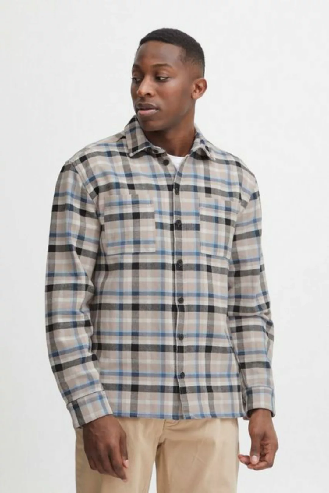 Casual Friday Langarmhemd CFAugust checked overshirt - 20504566 günstig online kaufen