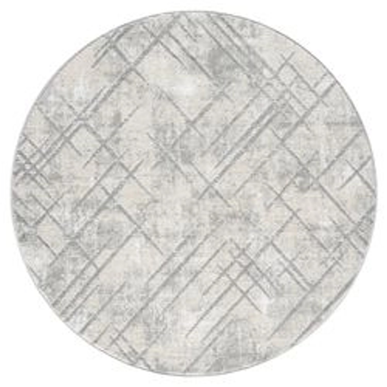 payé Teppich Royal 245 Rund 160x160 cm Grau günstig online kaufen