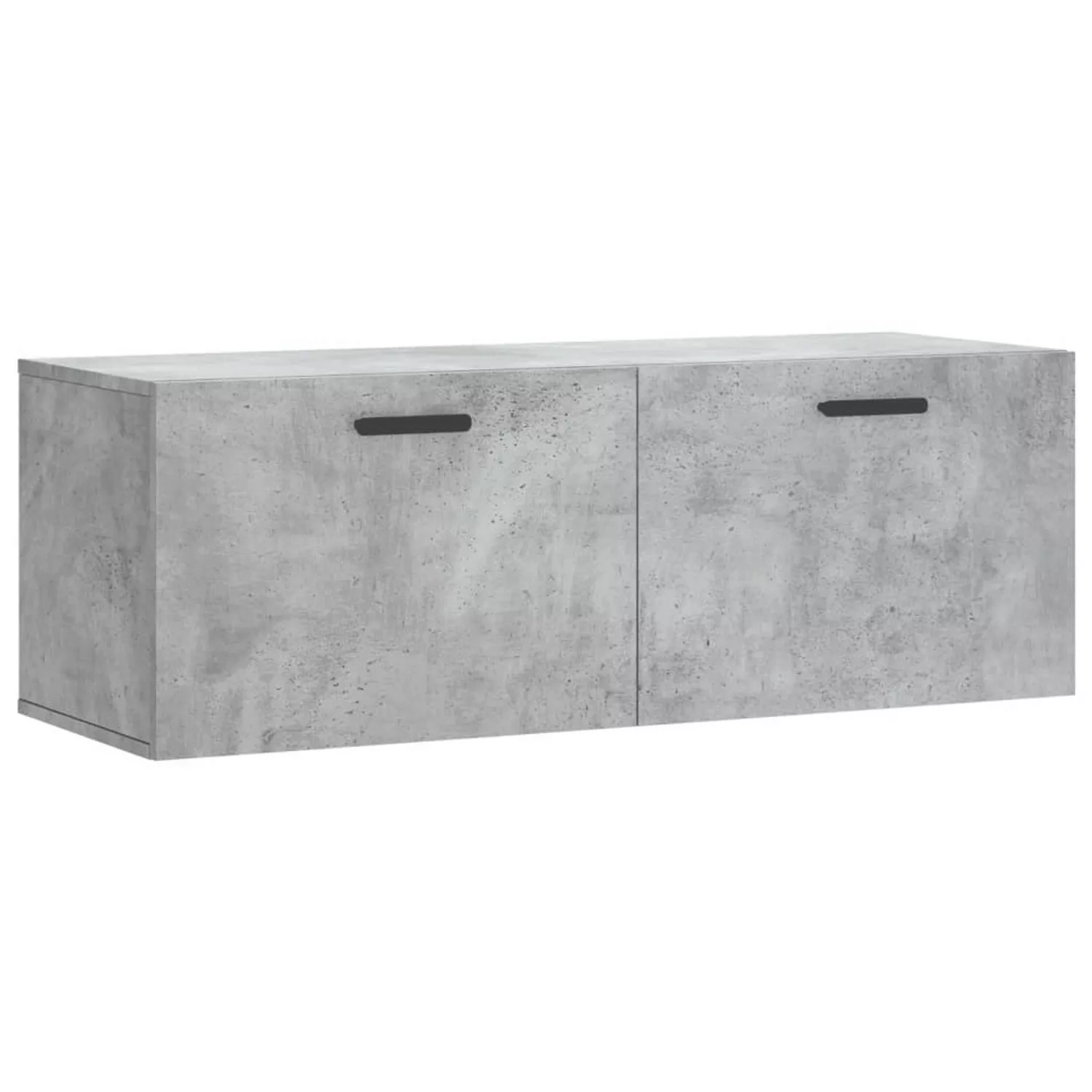 vidaXL Hängeschrank Wandschrank Betongrau 100x36,5x35 cm Holzwerkstoff günstig online kaufen