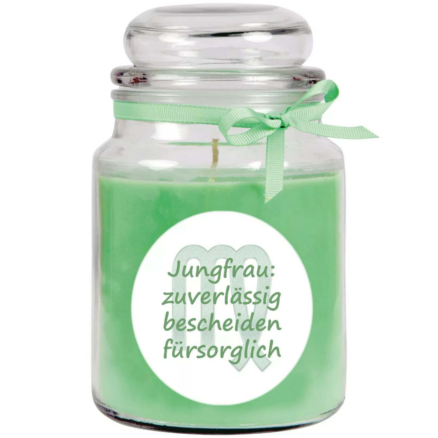 HS Candle Duftkerze & Glas Sternzeichen Coconut Limes 110 Stunden Jungfrau günstig online kaufen