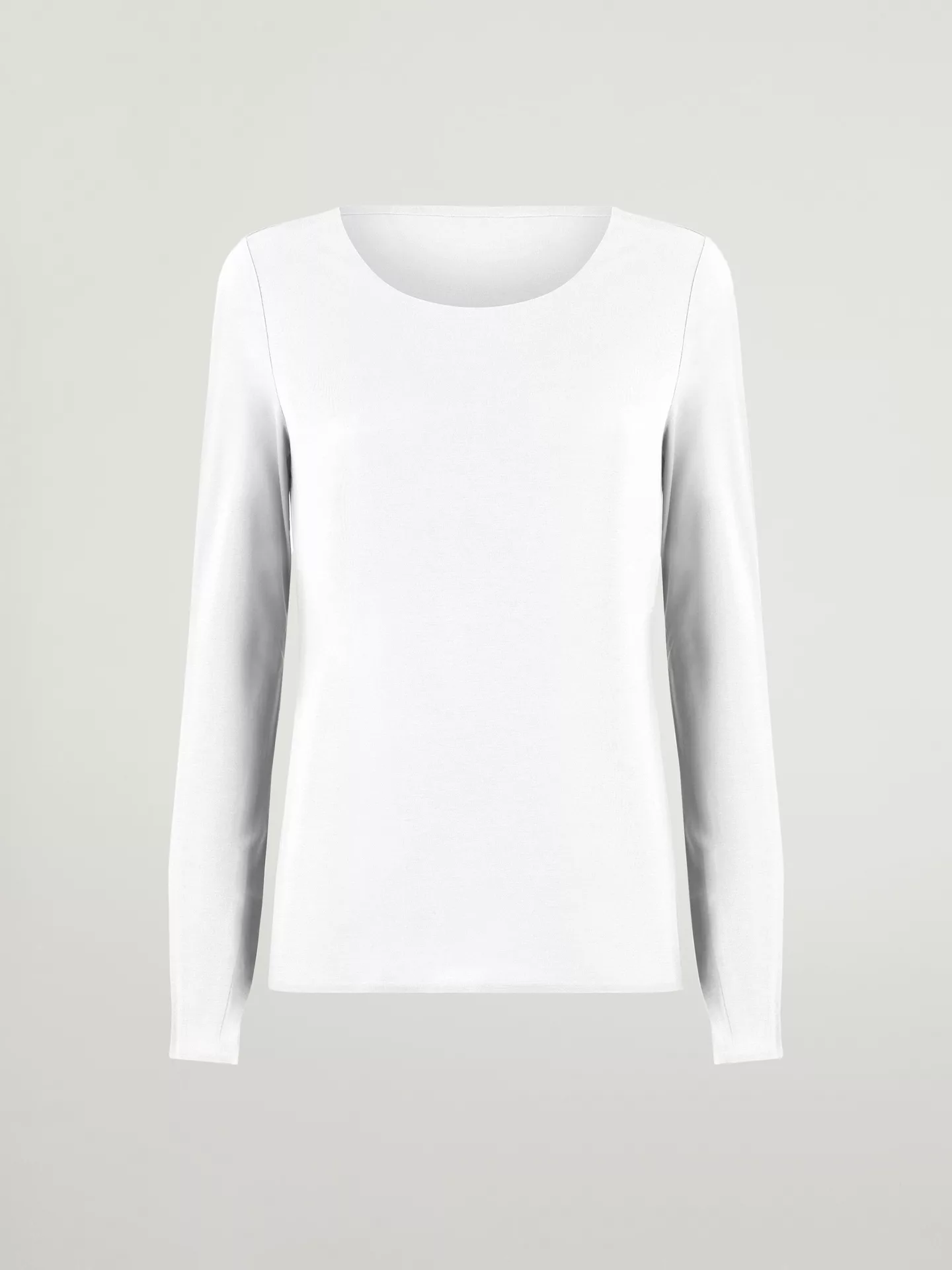 Wolford - Jersey Top Long Sleeves, Frau, white, Größe: S günstig online kaufen