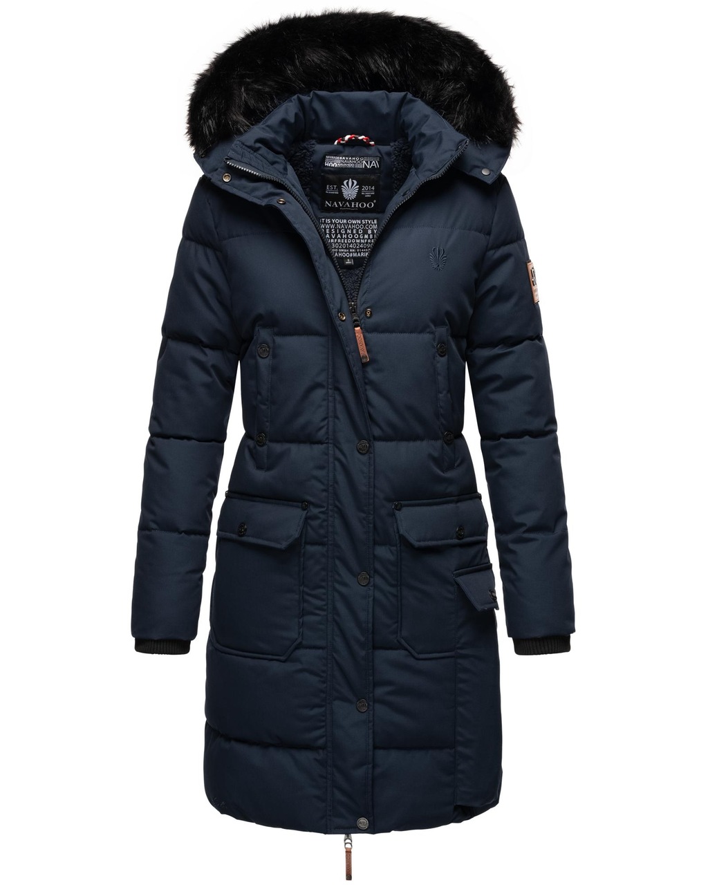 Navahoo Wintermantel "Cosimaa", Warmer Damen Parka inkl. Einkaufstasche und günstig online kaufen