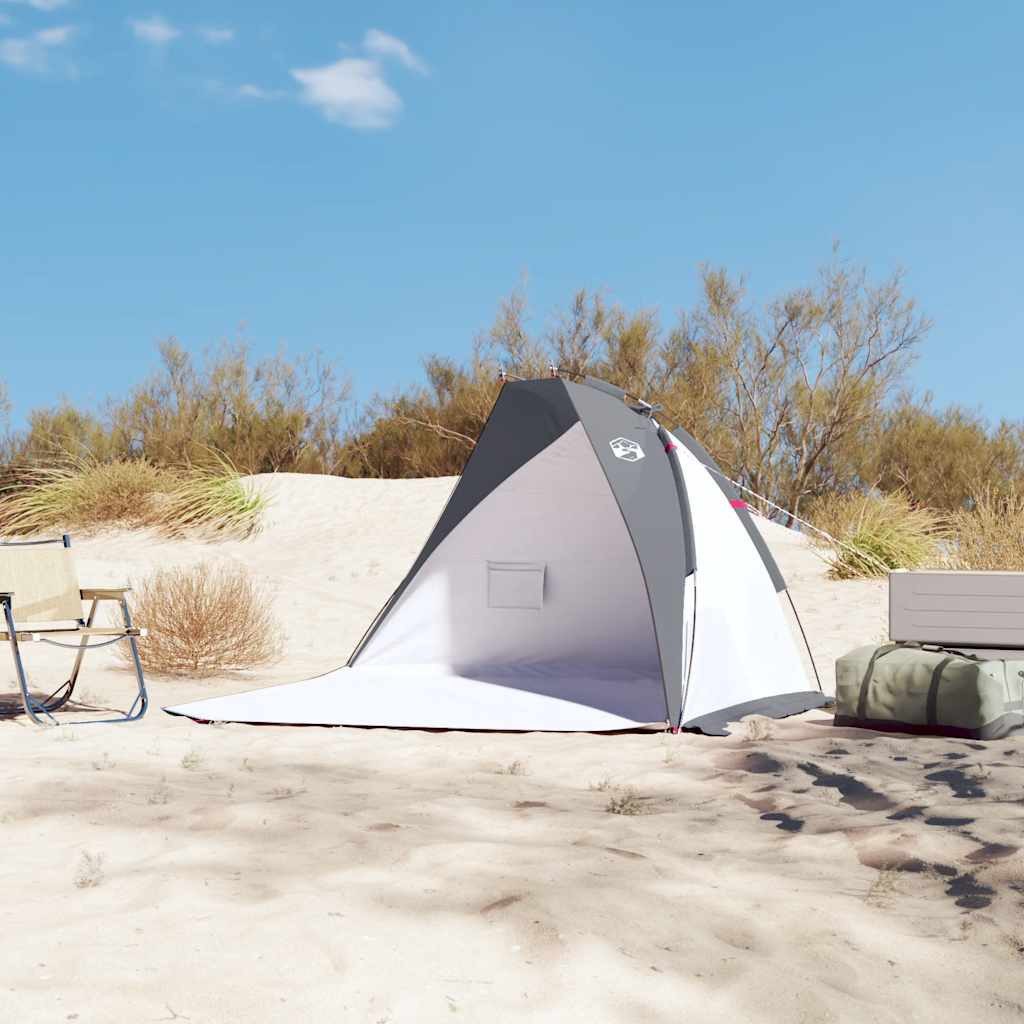 vidaXL Kuppelzelt Strandzelt Grau 268x223x125 cm günstig online kaufen
