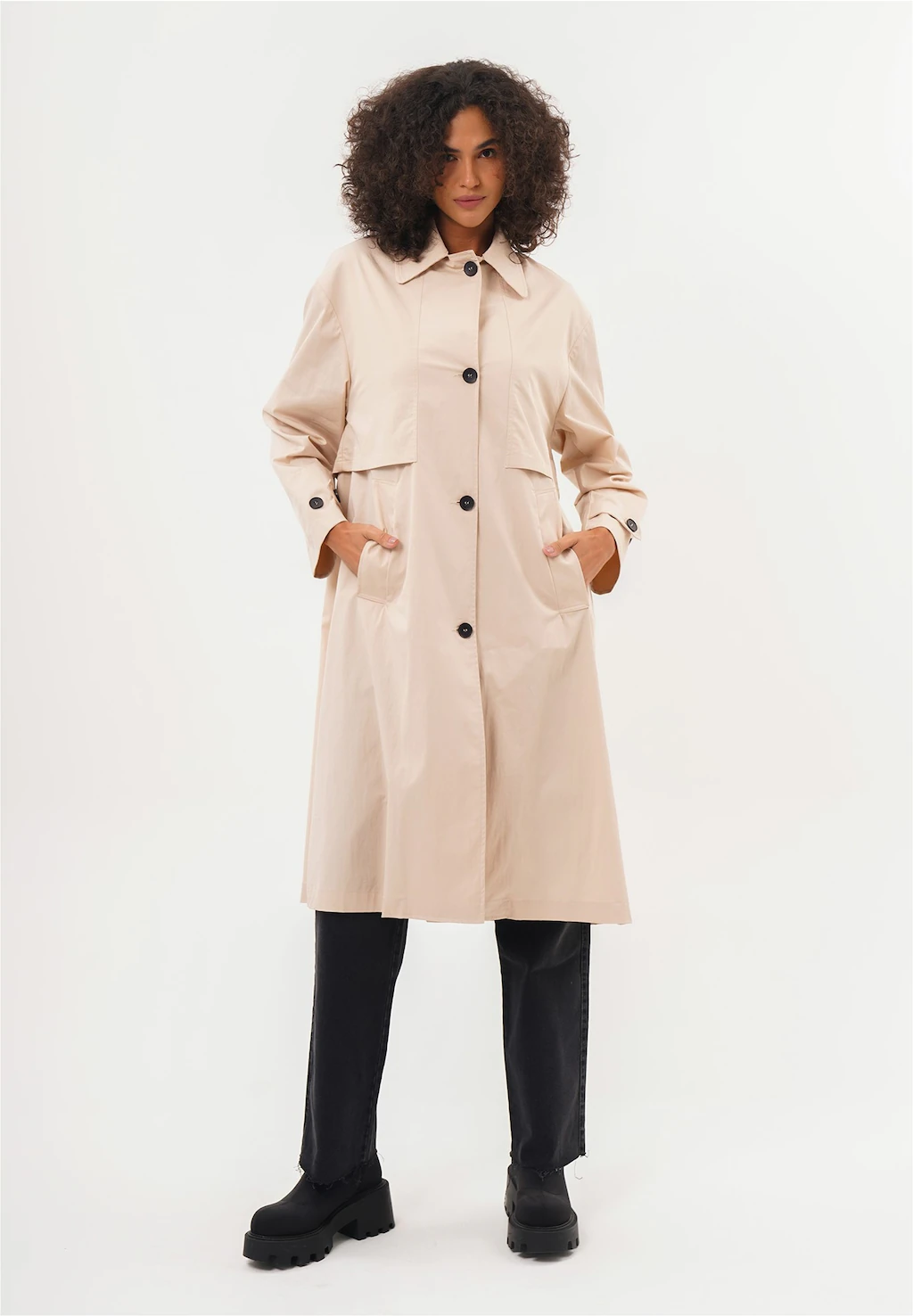 freshlions Trenchcoat "Cecilia", (1 tlg.), in klassischem Design günstig online kaufen