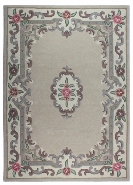 FLAIR RUGS Wollteppich »Aubusson«, rechteckig, 10 mm Höhe günstig online kaufen