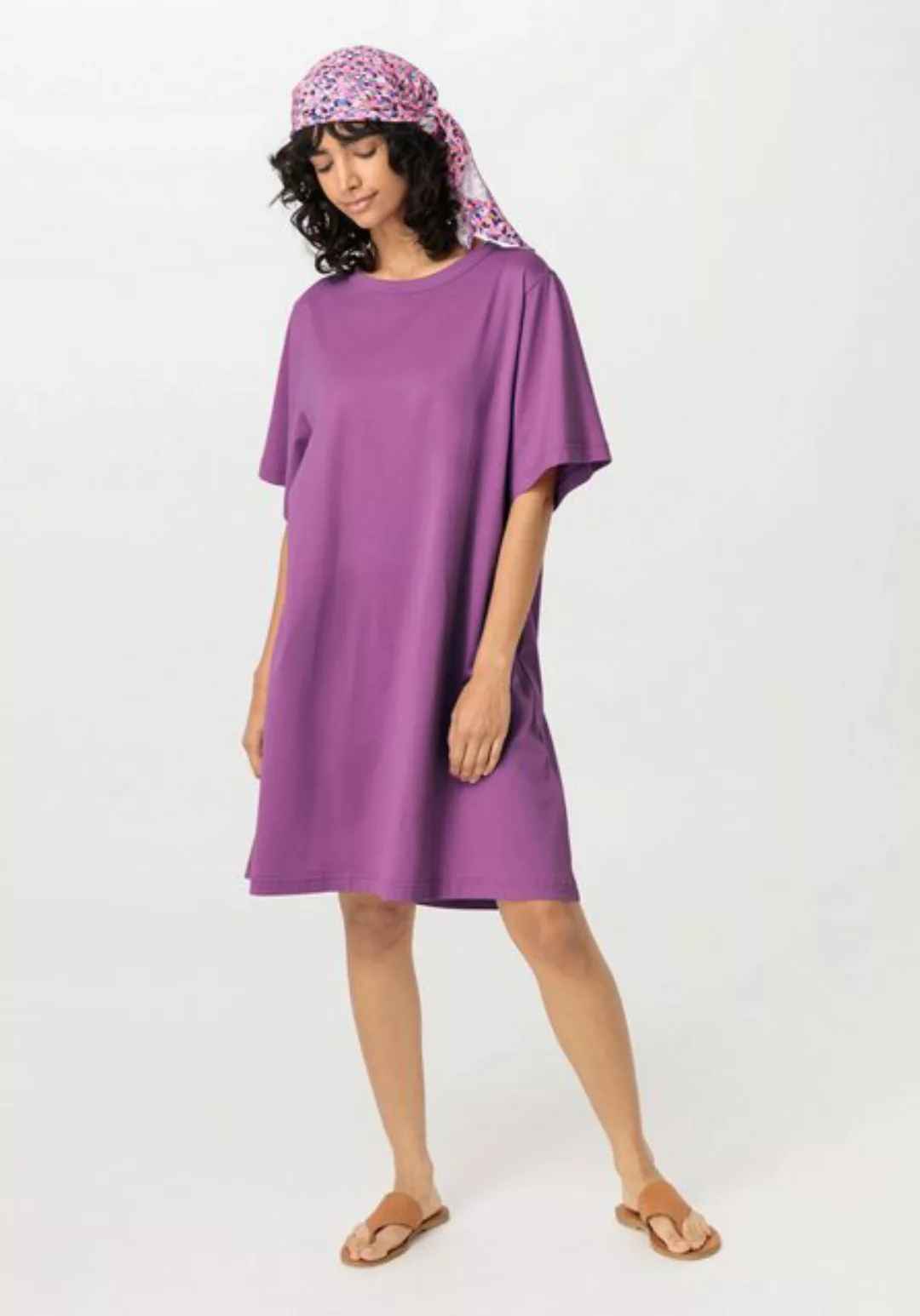 Hessnatur Jerseykleid Relaxed aus reiner Bio-Baumwolle (1-tlg) günstig online kaufen