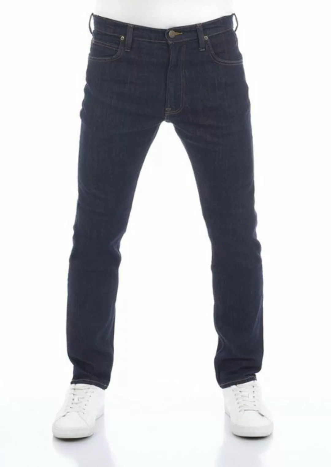 Lee Herren Jeans Jeanshose Rider - Slim Fit - Blau - Rinse günstig online kaufen