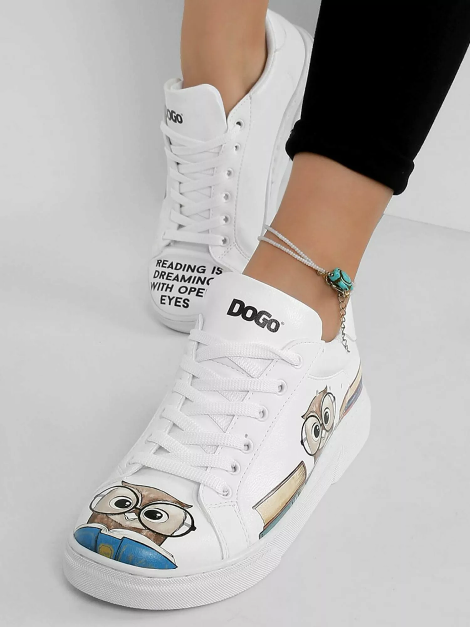 DOGO Sneaker "Damen Ace Sneakers The Wise Owl Vegan Damen Sneaker / Female" günstig online kaufen