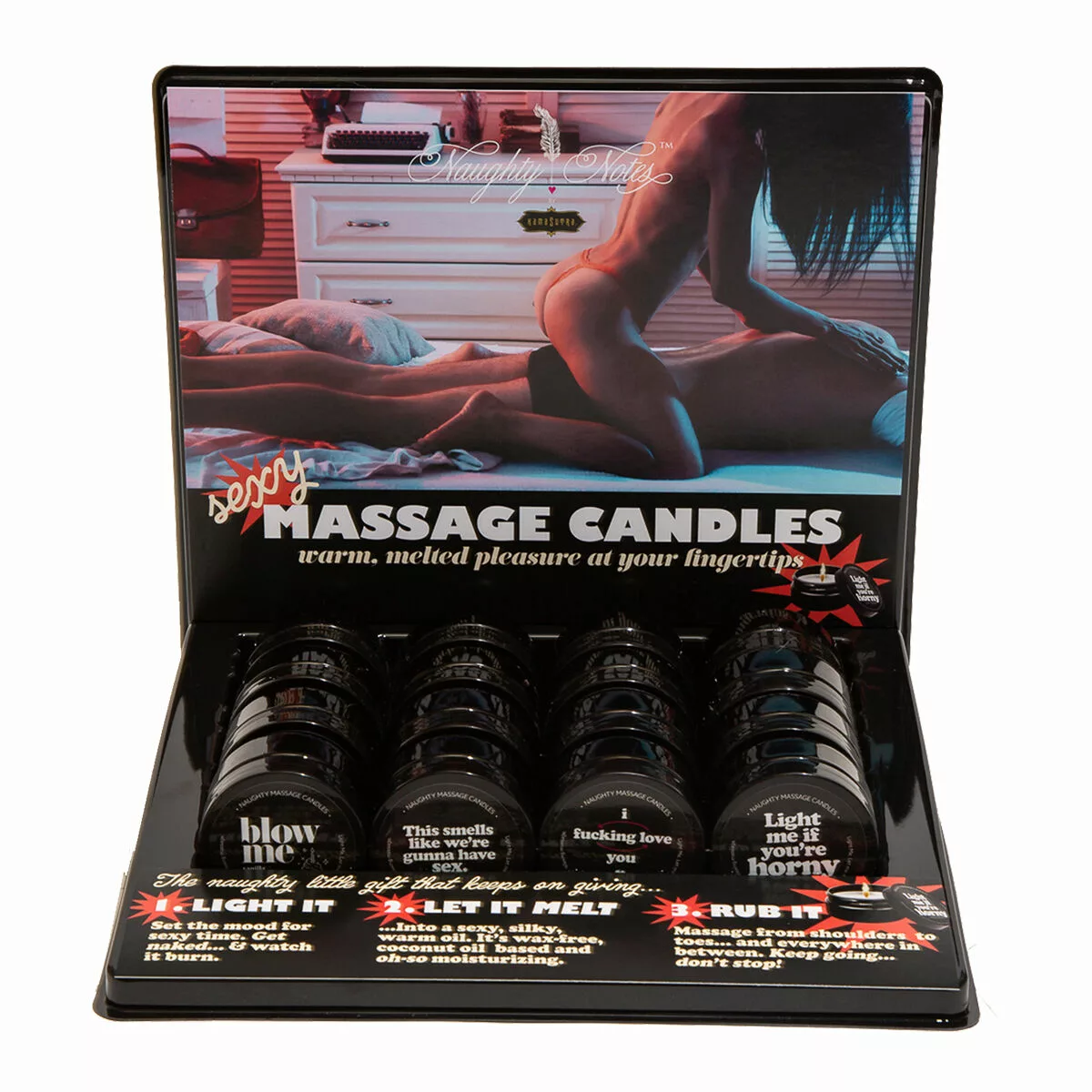 Massagekerzen 3er-pack Kama Sutra  Blow Me 6 Stücke günstig online kaufen