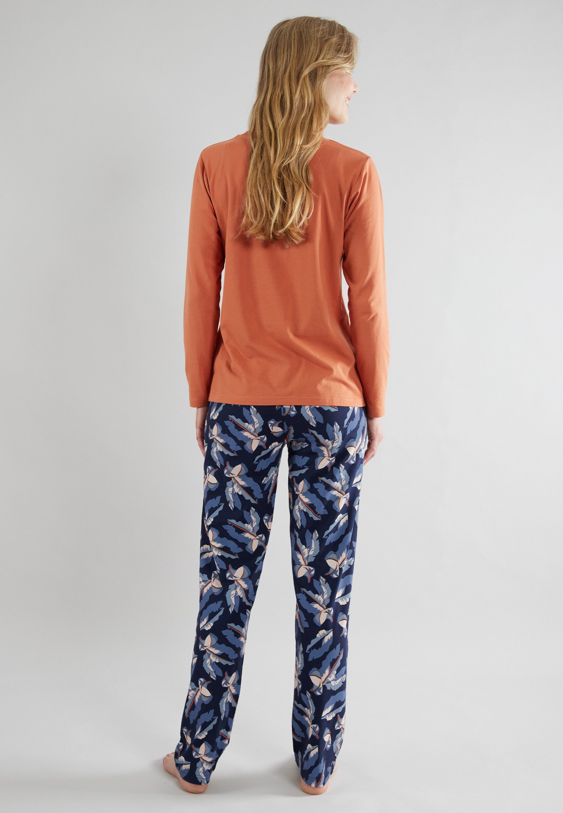 TOM TAILOR Pyjama "Manila", (2 tlg.), mit Muster, Langarm, Rundhalsausschni günstig online kaufen